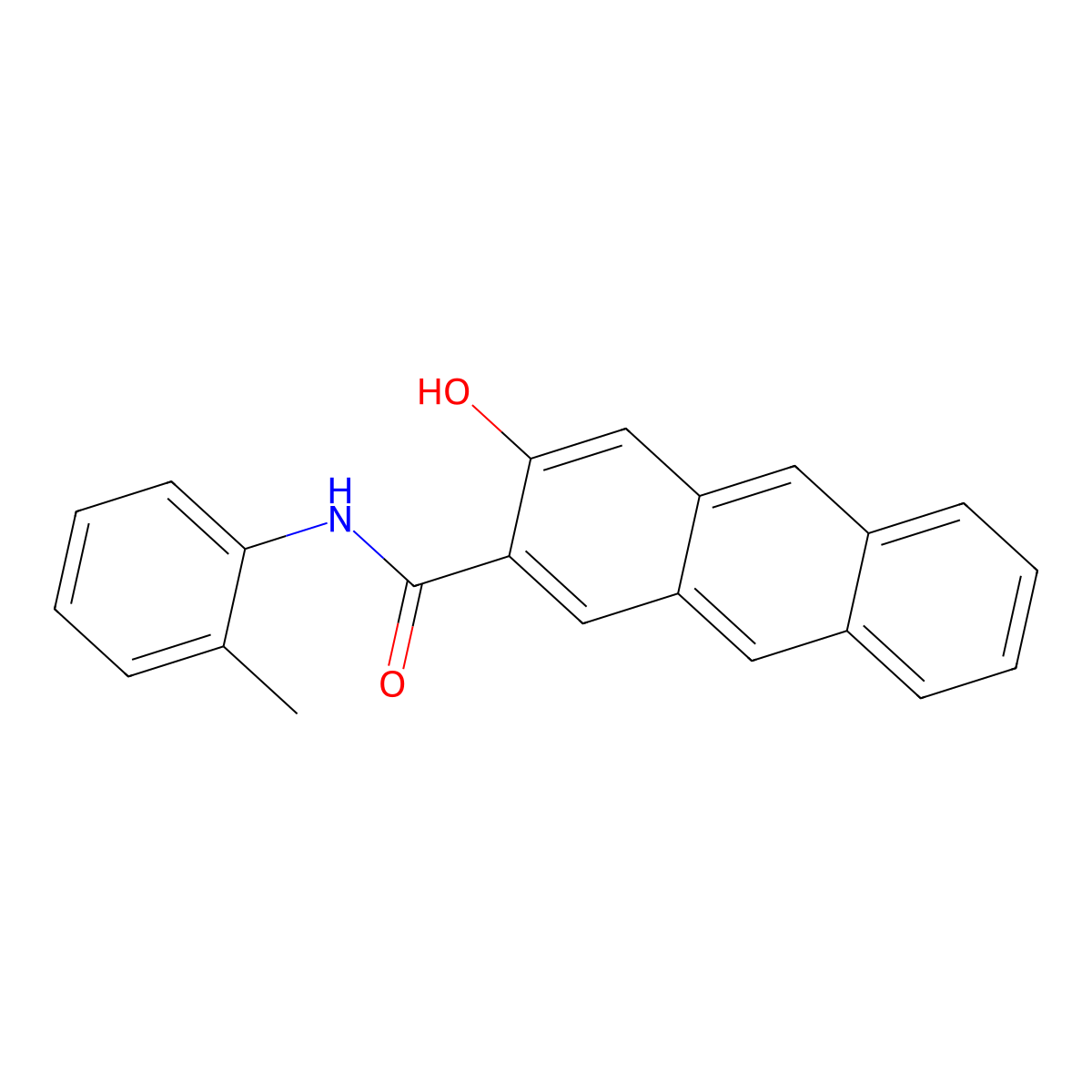 3-Hydroxy-2-anthro-o-toluidide molecular structure, CAS 1830-77-9