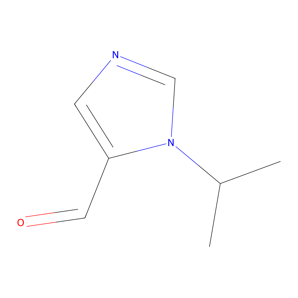 1-Isopropyl-1H-imidazole-5-carbaldehyde molecular structure, CAS 183012-99-9