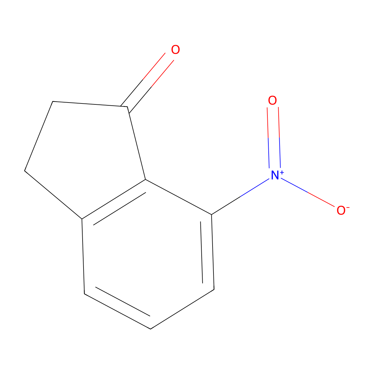 7-Nitro-1-Indanone molecular structure, CAS 183061-37-2