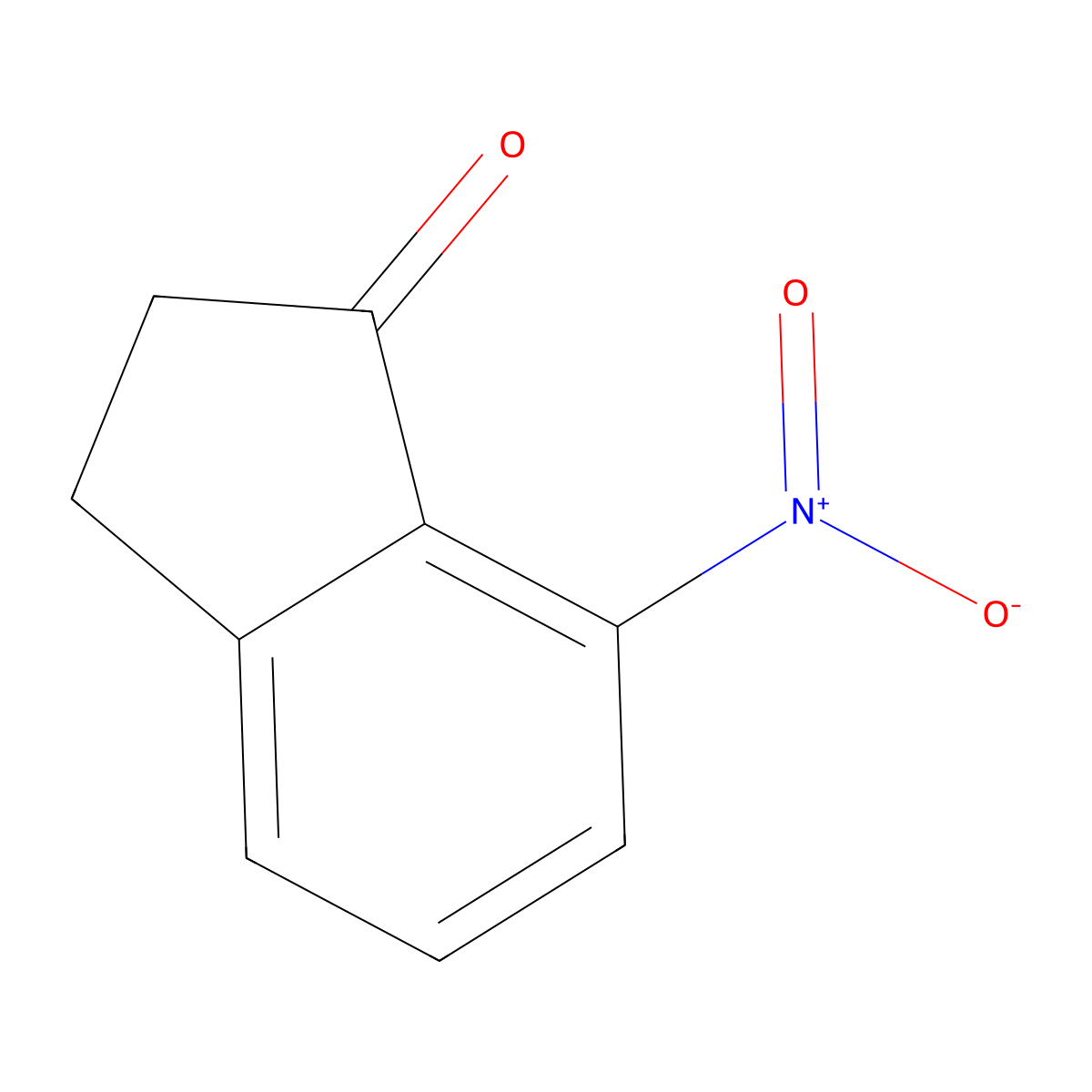 7-Nitro-1-Indanone molecular structure, CAS 183061-37-2