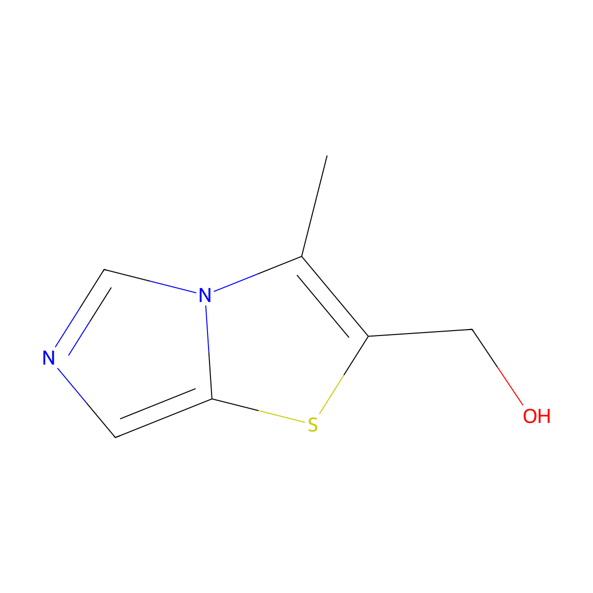 {3-Methylimidazo[4,3-b][1,3]thiazol-2-yl}methanol molecular structure, CAS 183066-11-7