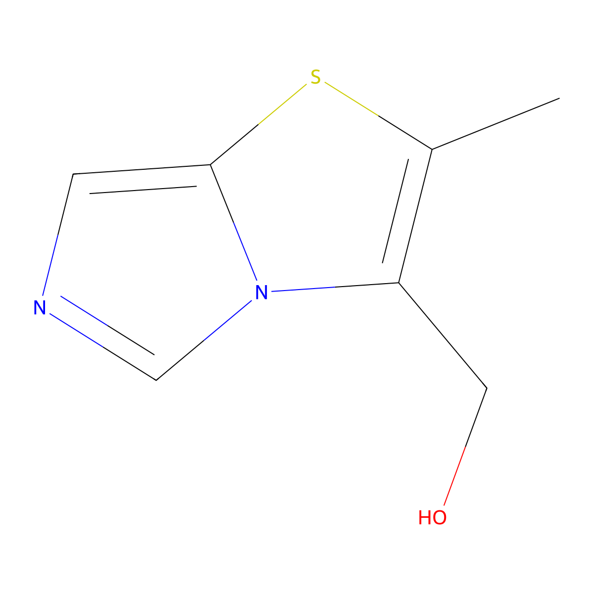 {2-Methylimidazo[4,3-b][1,3]thiazol-3-yl}methanol molecular structure, CAS 183067-08-5