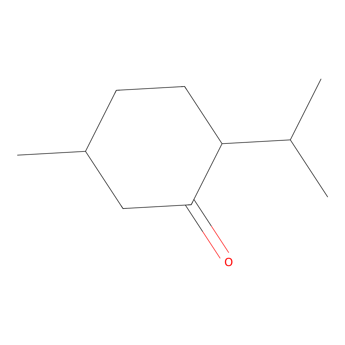 Isomenthone, (+-)- molecular structure, CAS 18309-28-9