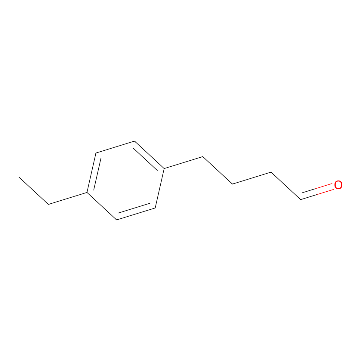 4-(4-Ethylphenyl)butanal molecular structure, CAS 183129-85-3