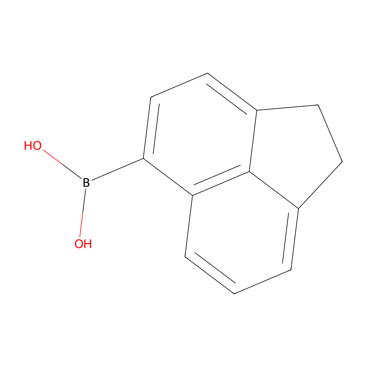 Acenaphthene-5-boronic acid molecular structure, CAS 183158-33-0