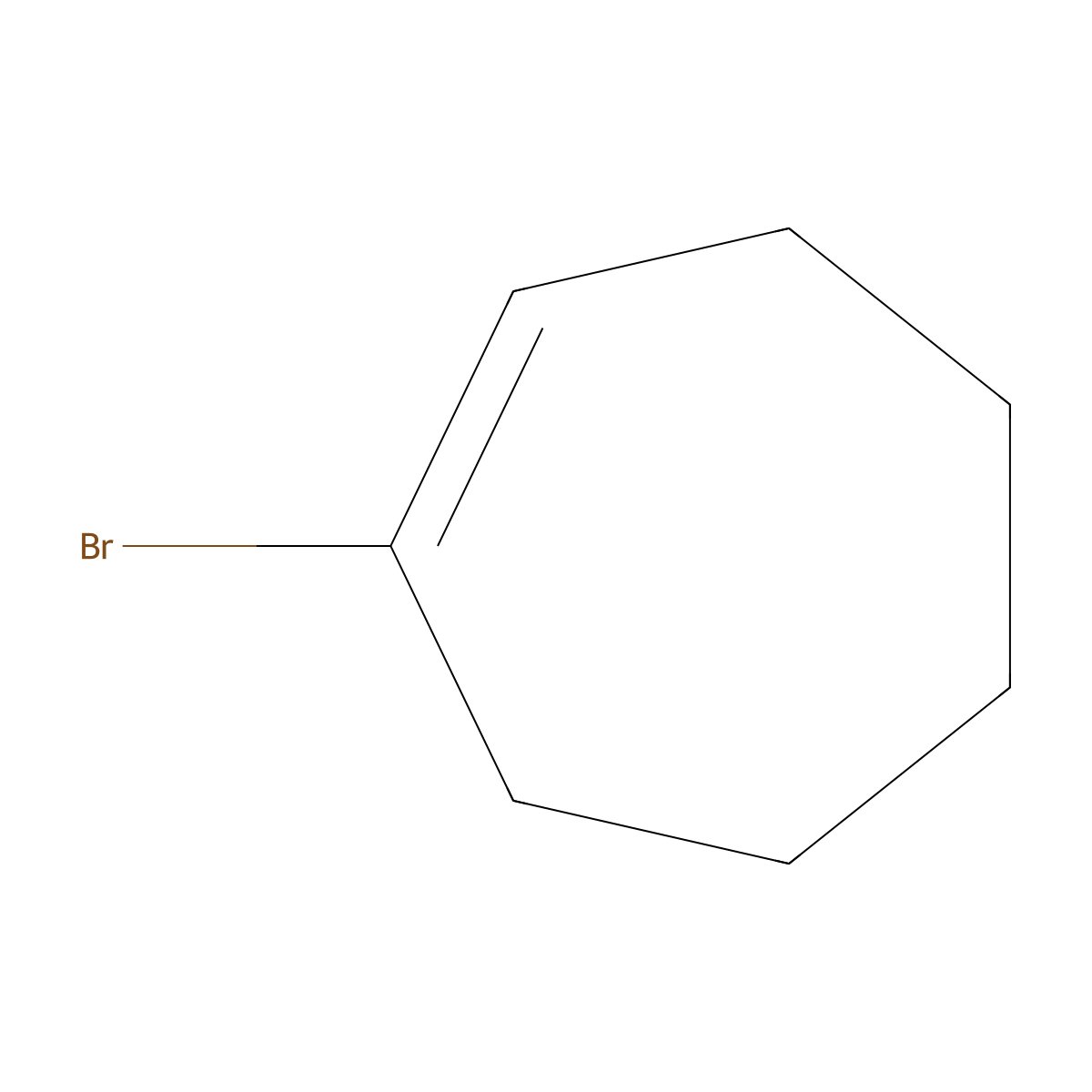 1-Bromocyclohept-1-ene molecular structure, CAS 18317-64-1