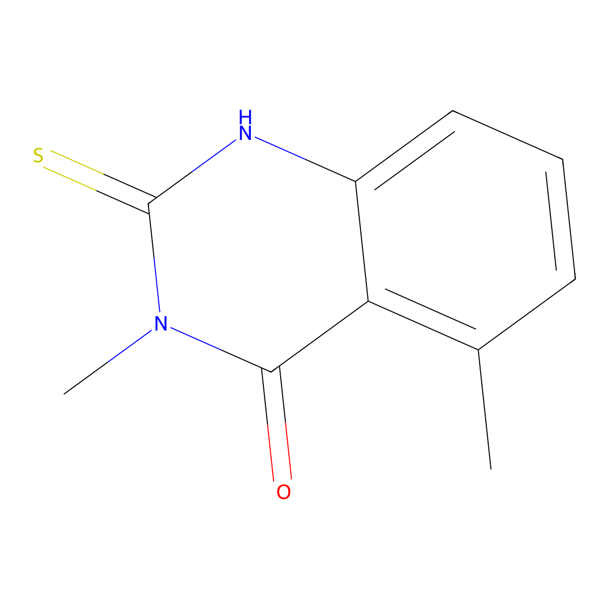 2-Mercapto-3,5-dimethylquinazolin-4-one molecular structure, CAS 183170-39-0