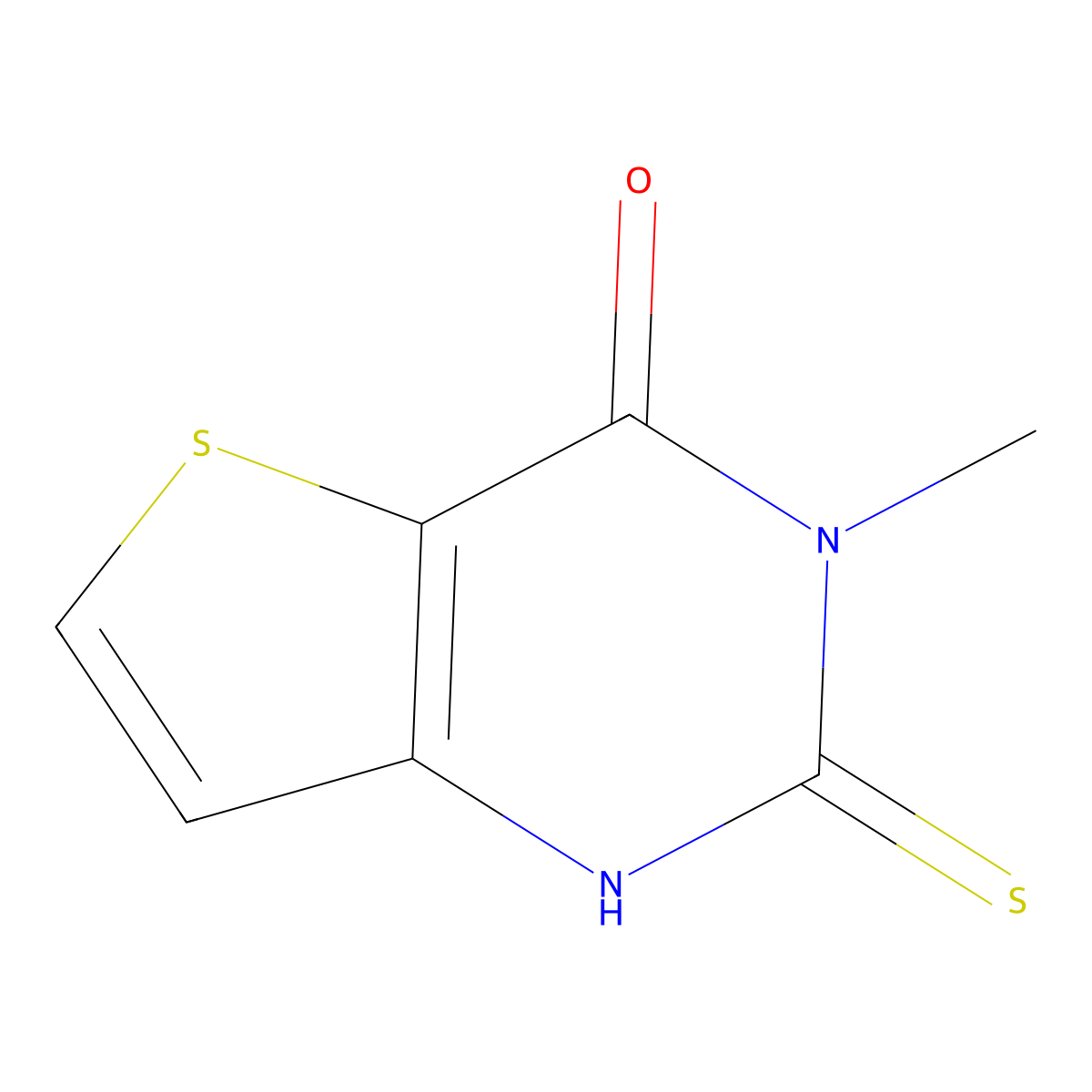 2-mercapto-3-methylthieno[3,2-d]pyrimidin-4(3H)-one molecular structure, CAS 183170-82-3