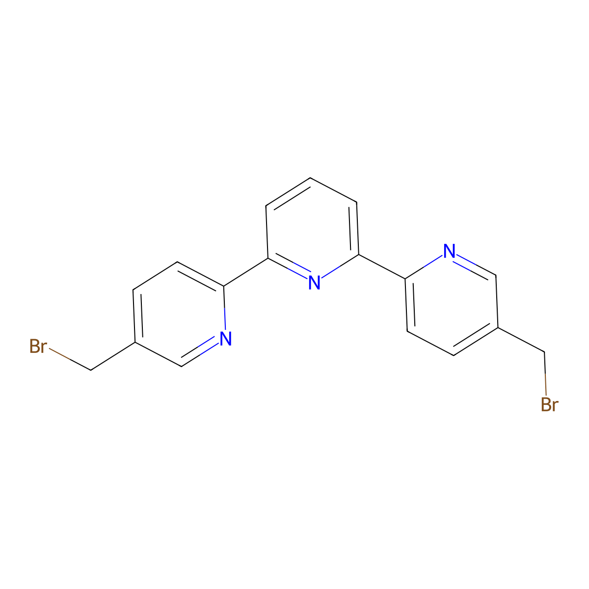 2,6-Di(5-bromomethylpyridine-2-yl)pyridine molecular structure, CAS 183187-82-8