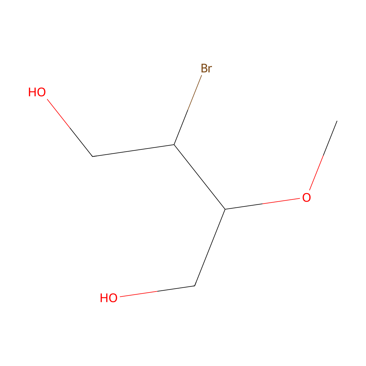 2-Bromo-3-methoxybutane-1,4-diol molecular structure, CAS 183194-69-6