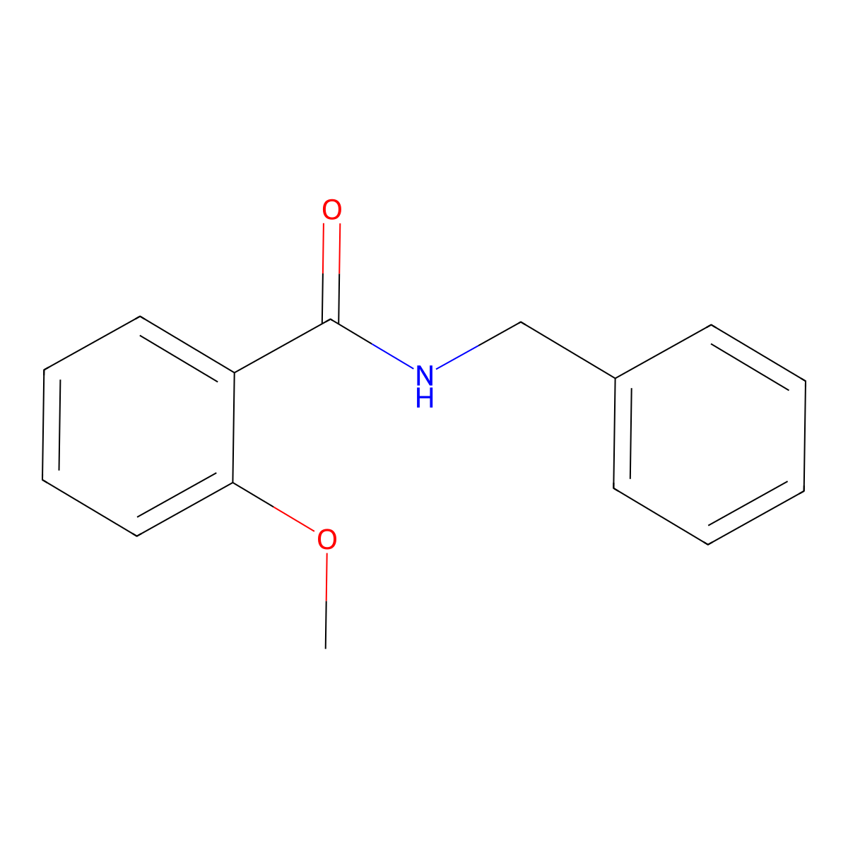 2-Methoxy-N-(phenylmethyl)benzamide molecular structure, CAS 183198-63-2