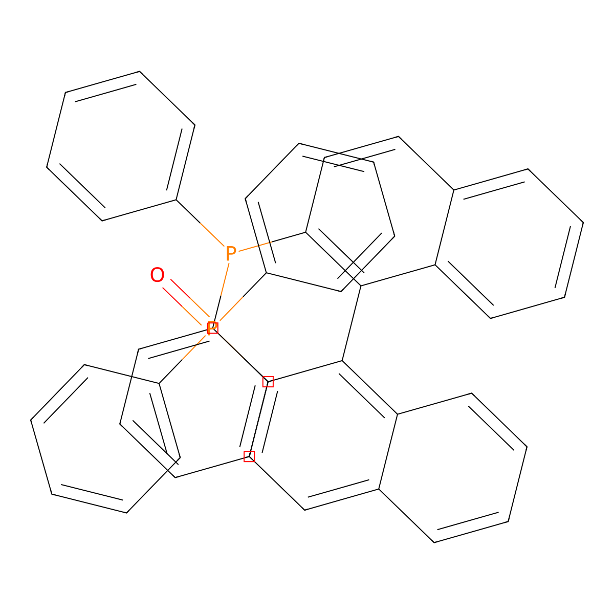 (S)-(2'-(Diphenylphosphino)-[1,1'-binaphthalen]-2-yl)diphenylphosphine oxide molecular structure, CAS 183244-55-5