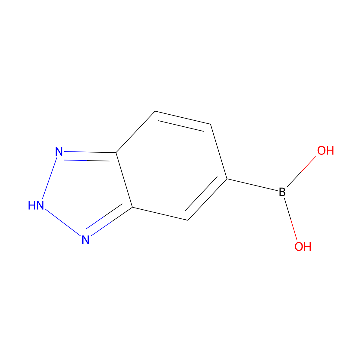 (1H-Benzo[d][1,2,3]triazol-5-yl)boronic acid molecular structure, CAS 183282-45-3