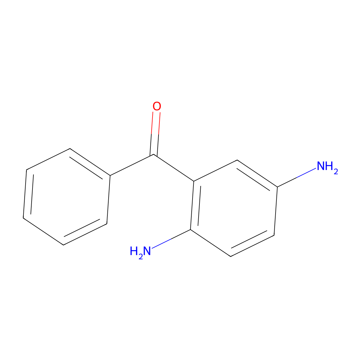 2,5-Diaminobenzophenone molecular structure, CAS 18330-94-4