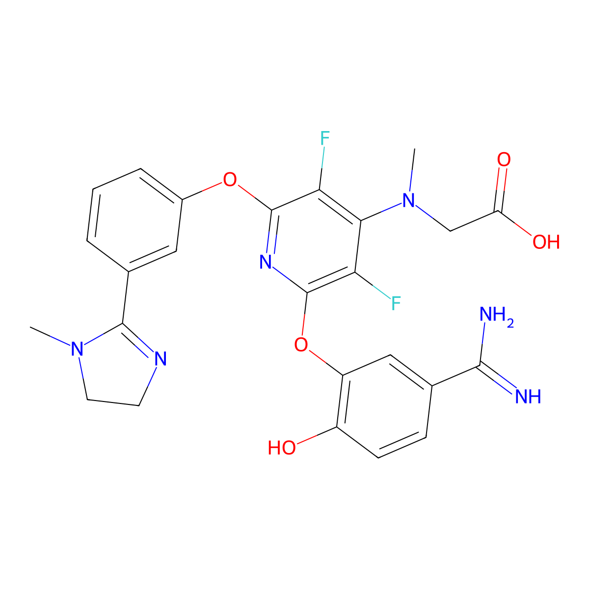 Fidexaban molecular structure, CAS 183305-24-0