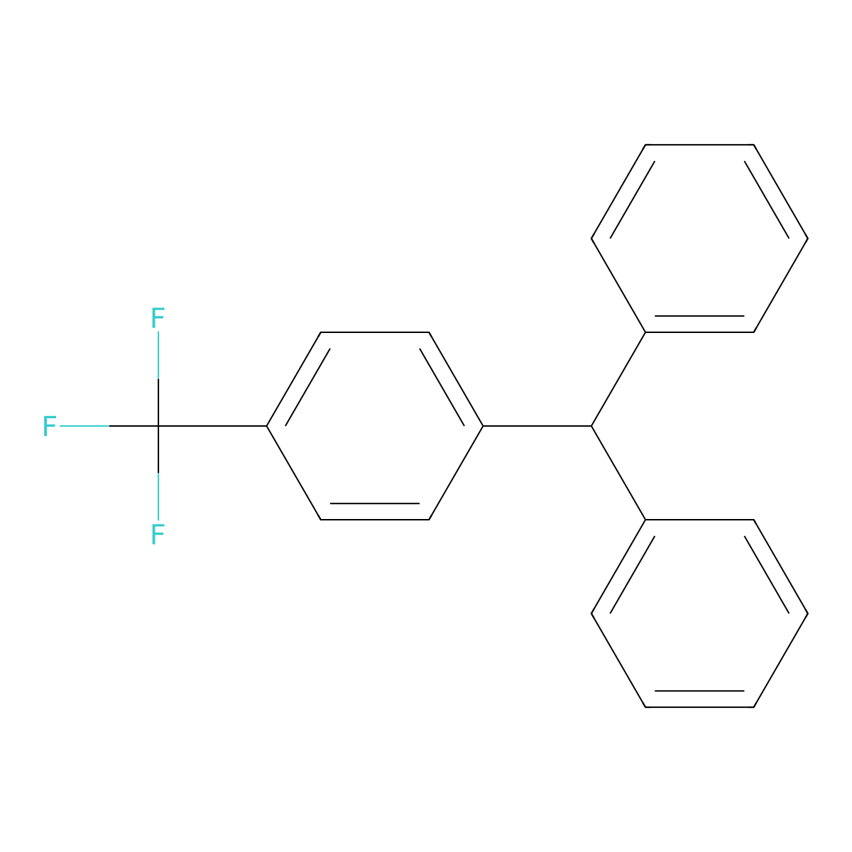 4-(Trifluoromethyl)-1-benzhydrylbenzene molecular structure, CAS 183317-03-5
