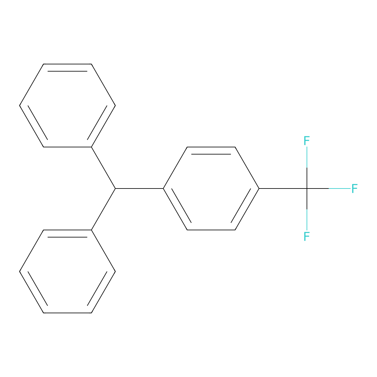 4-(Trifluoromethyl)-1-benzhydrylbenzene molecular structure, CAS 183317-03-5