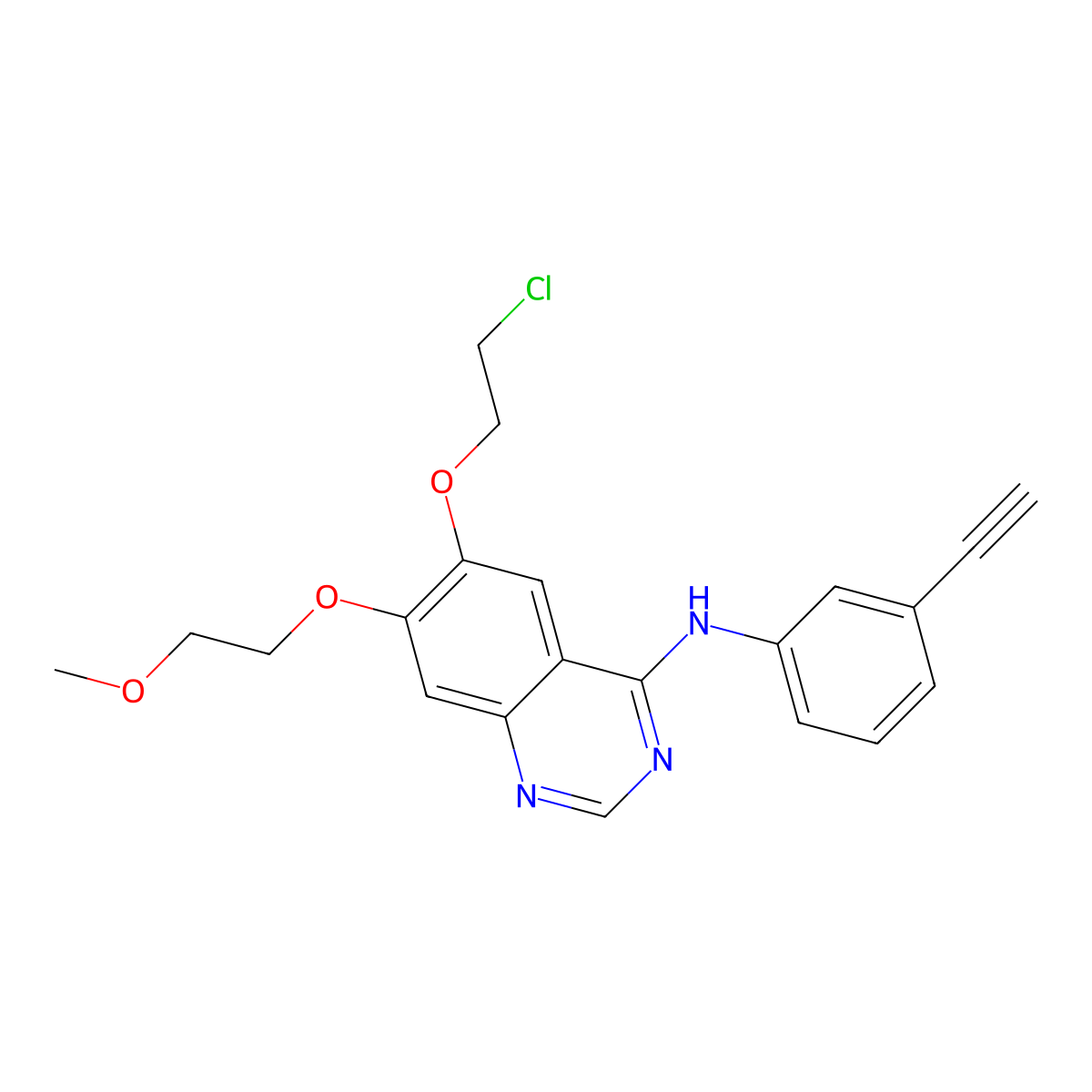 Erlotinib iMpurity B molecular structure, CAS 183321-83-7