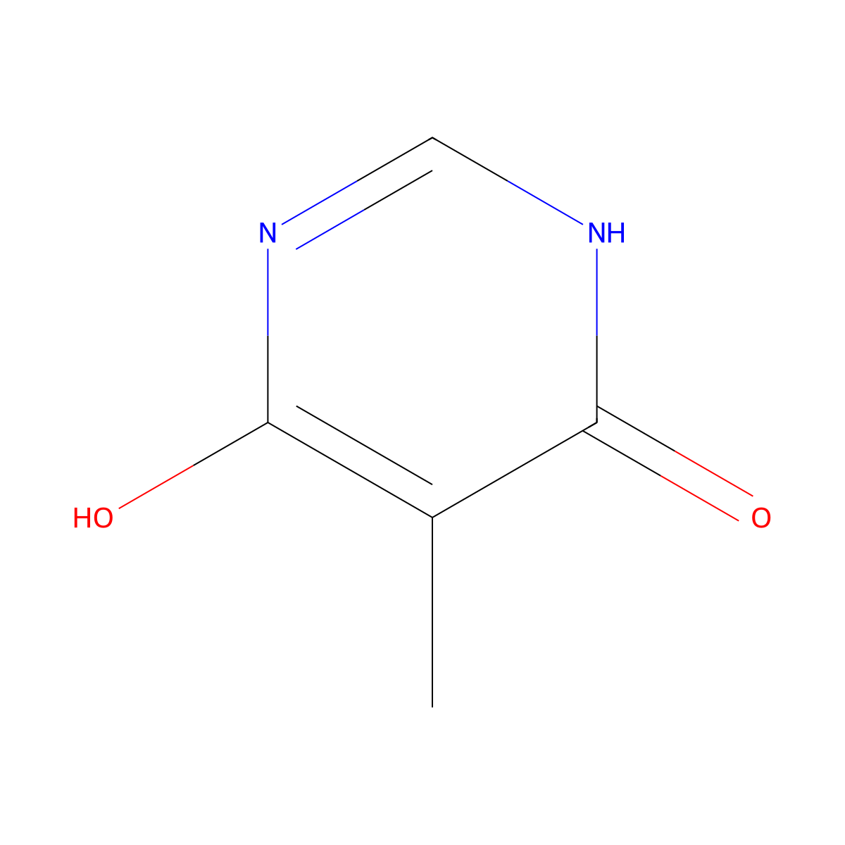 5-Methylpyrimidine-4,6-diol molecular structure, CAS 18337-63-8