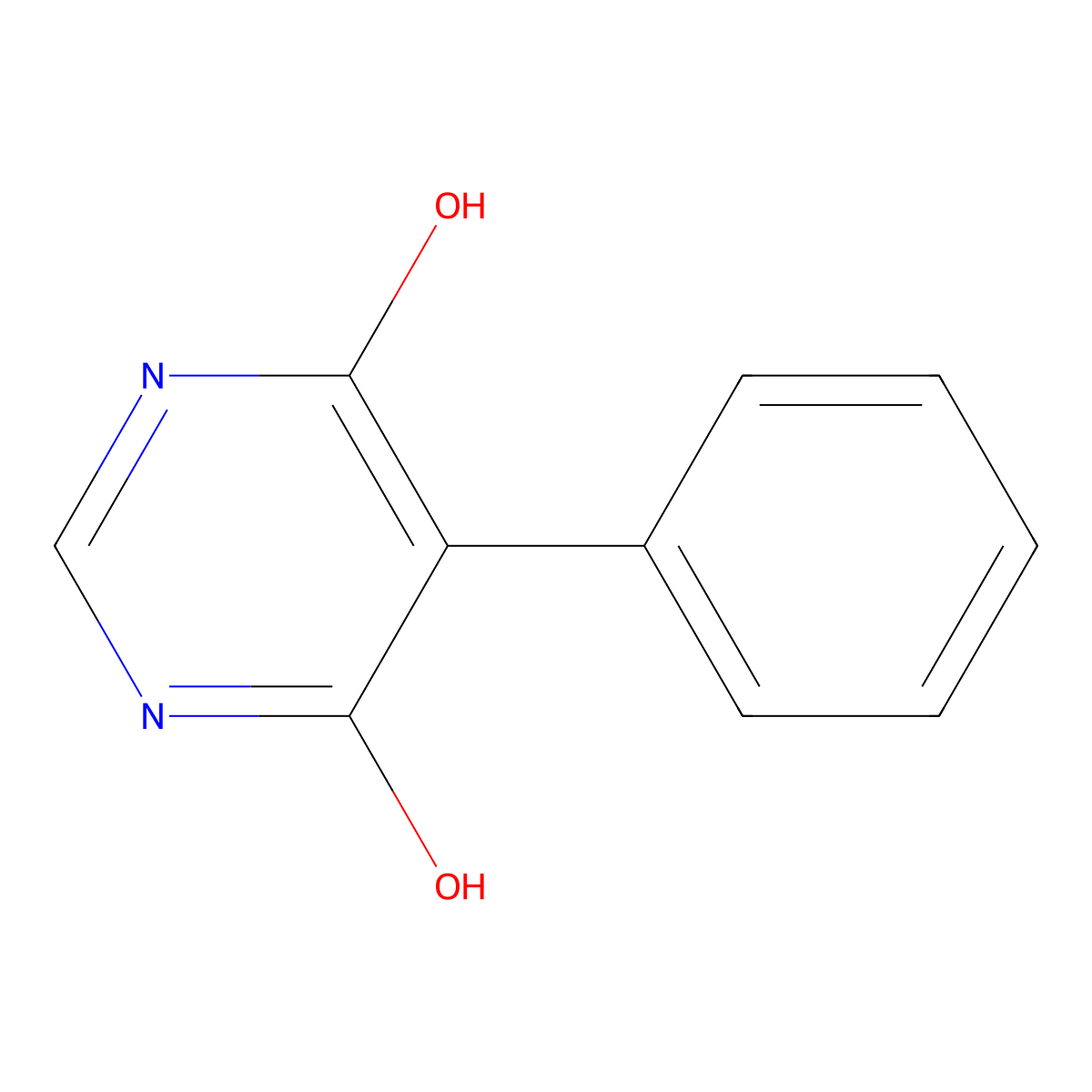 5-Phenylpyrimidine-4,6-diol molecular structure, CAS 18337-64-9