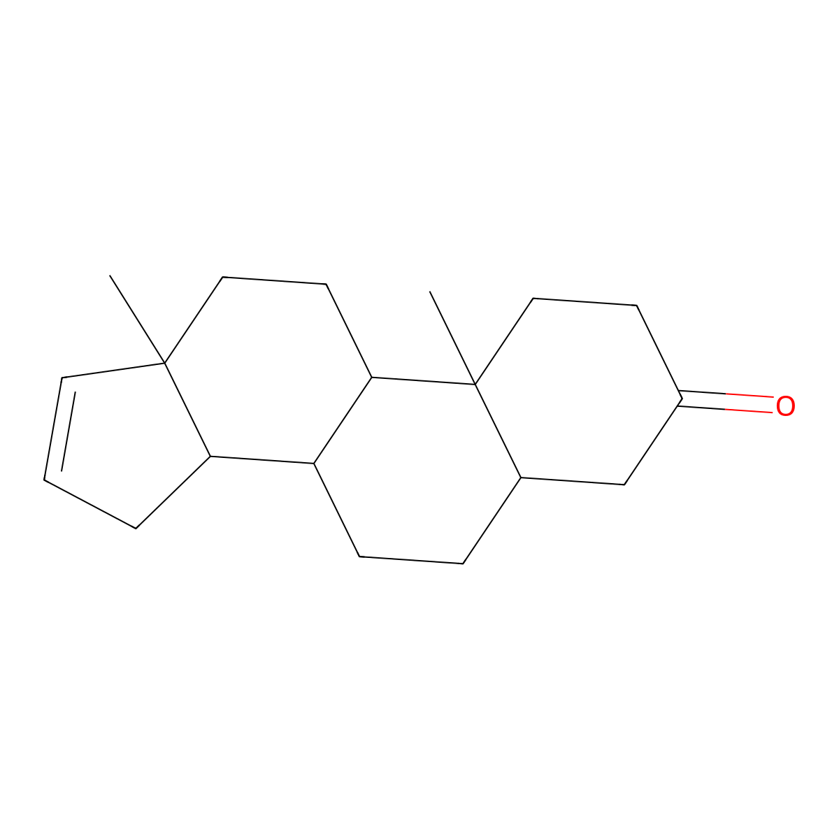 Androstenone molecular structure, CAS 18339-16-7