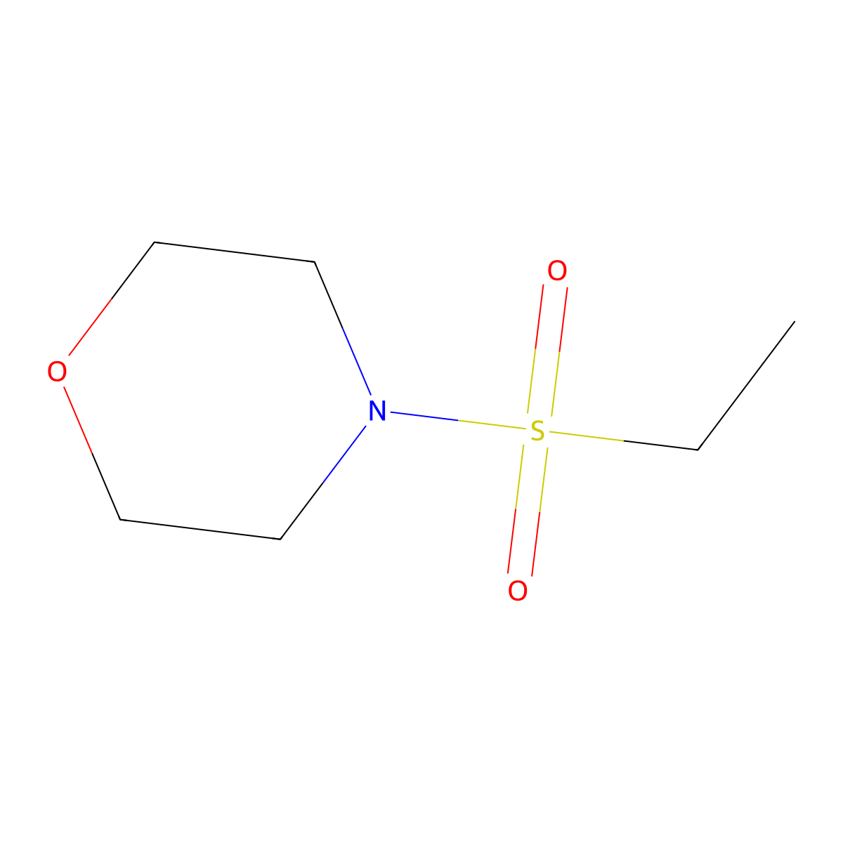 4-(Ethylsulfonyl)morpholine molecular structure, CAS 1834-51-1