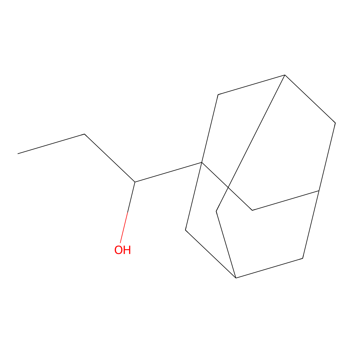 1-(1-Adamantyl)propan-1-ol molecular structure, CAS 18341-84-9
