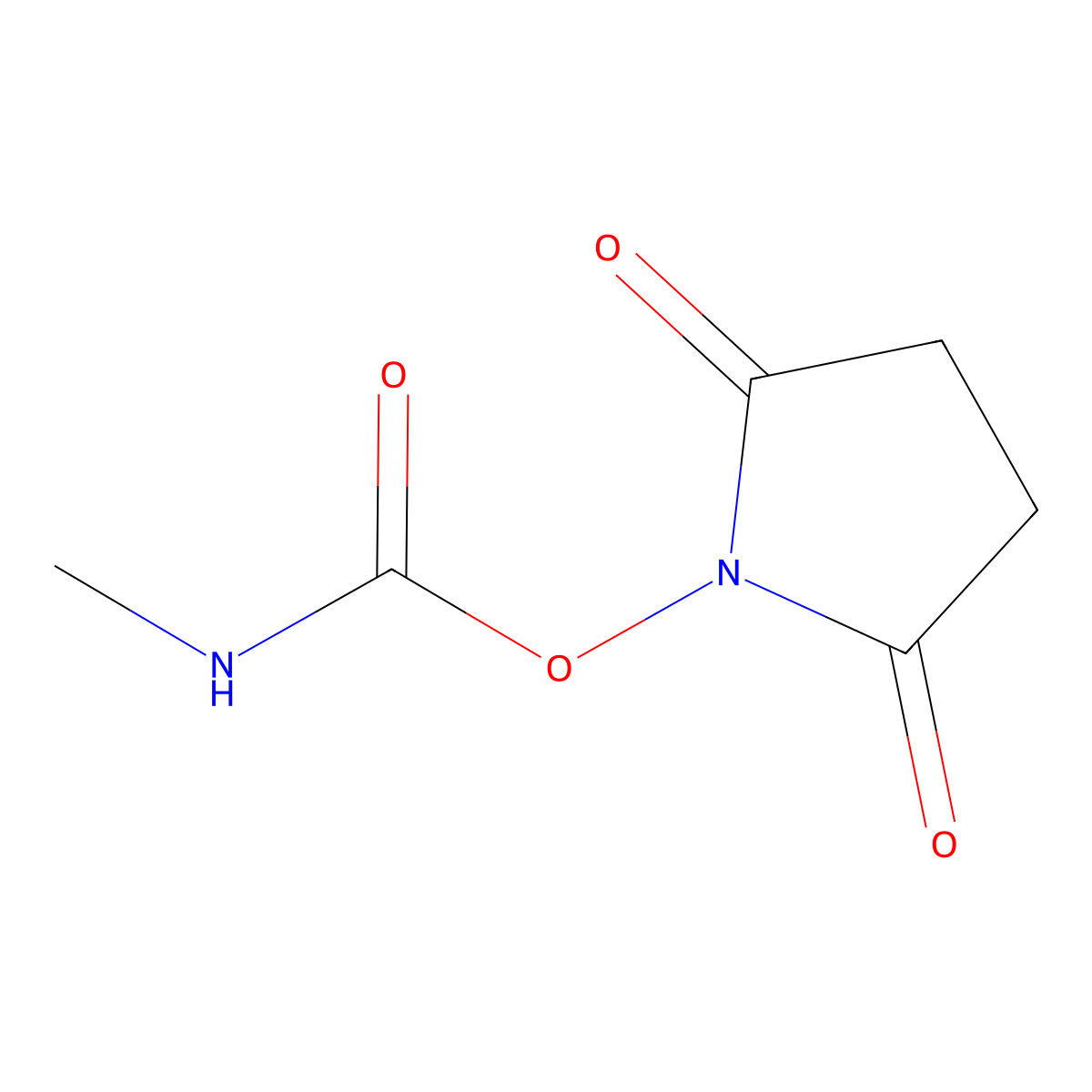 N-Succinimidyl Methylcarbamate molecular structure, CAS 18342-66-0