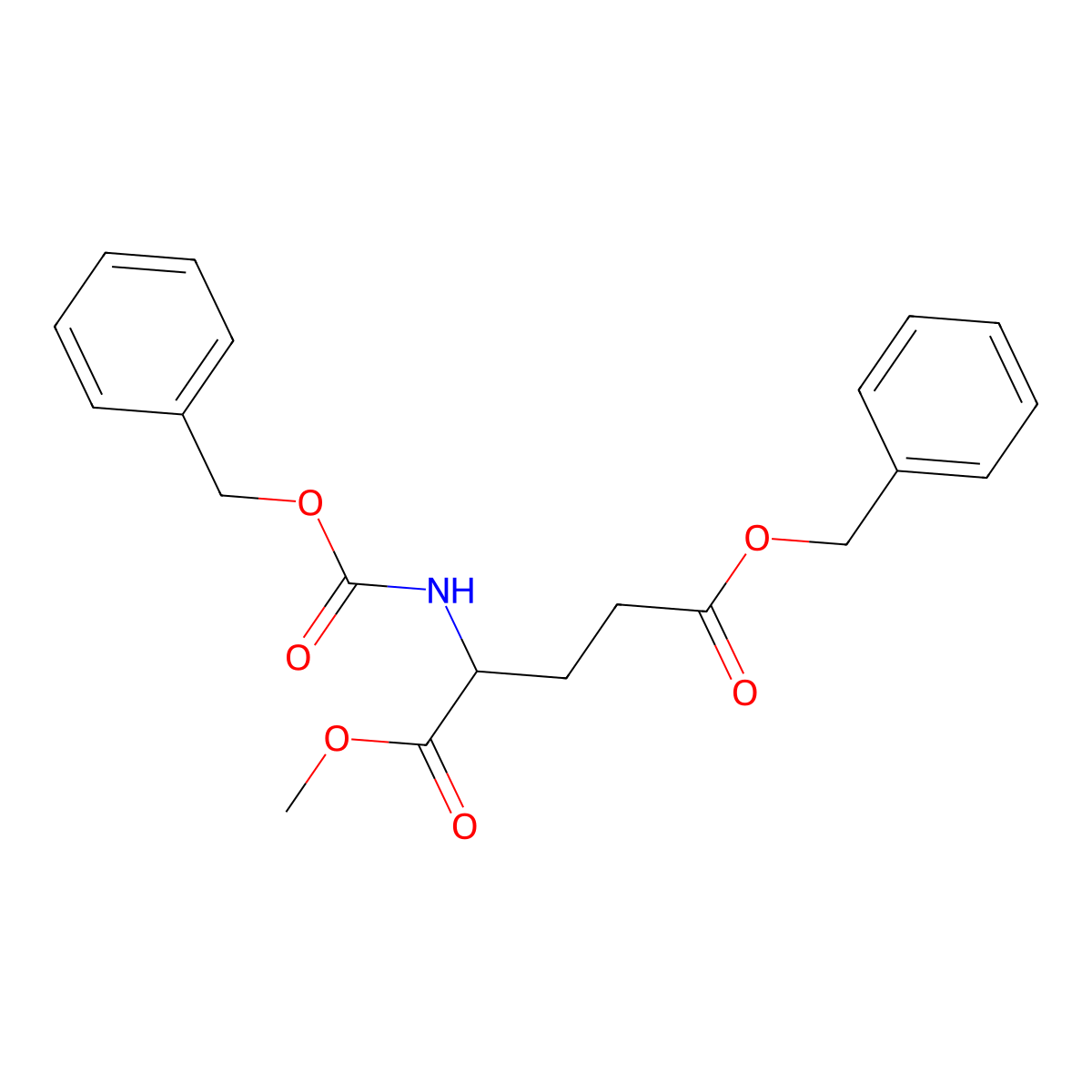 N-z-Glu(obn)-ome molecular structure, CAS 183442-87-7