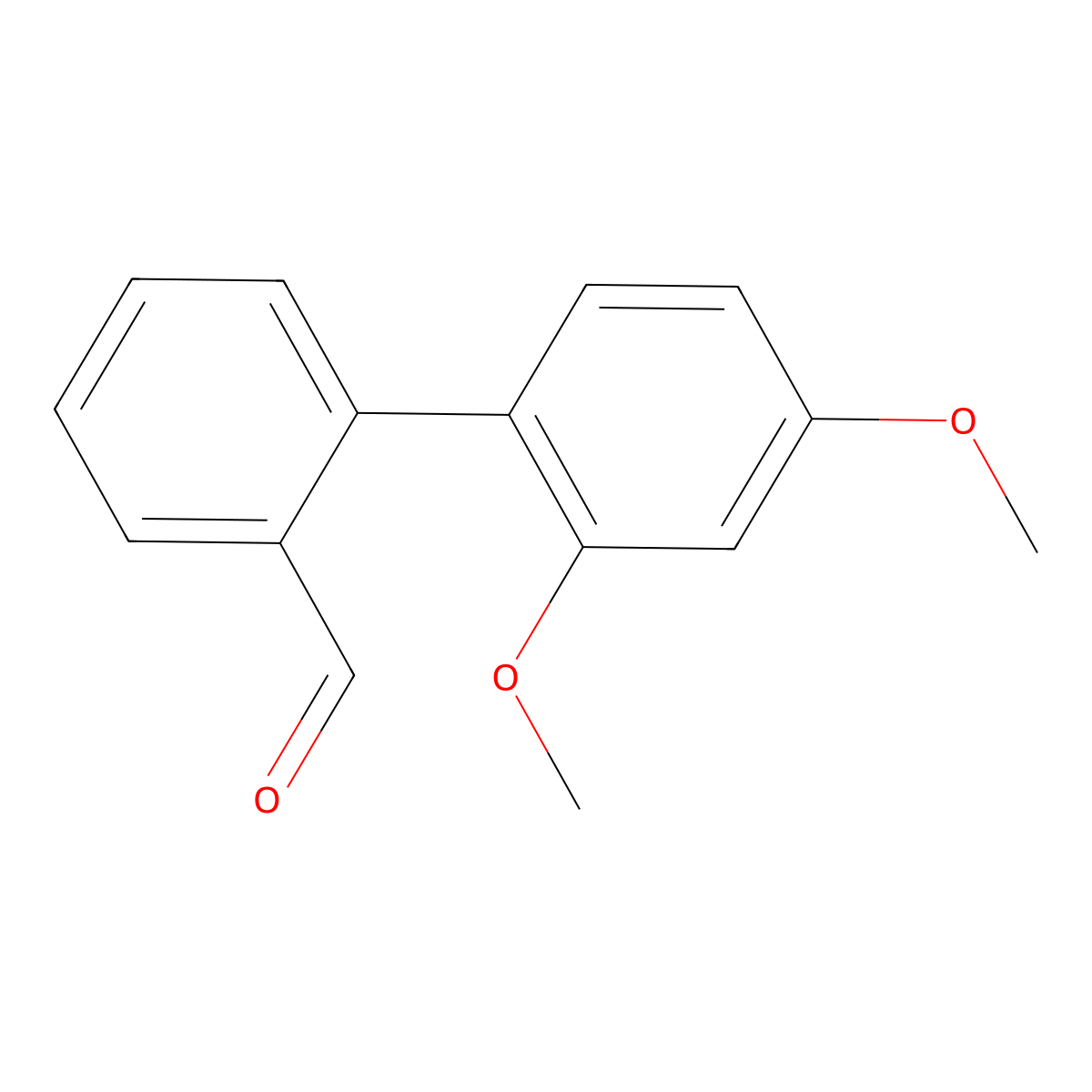 2-(2,4-Dimethoxyphenyl)benzaldehyde molecular structure, CAS 183474-17-1