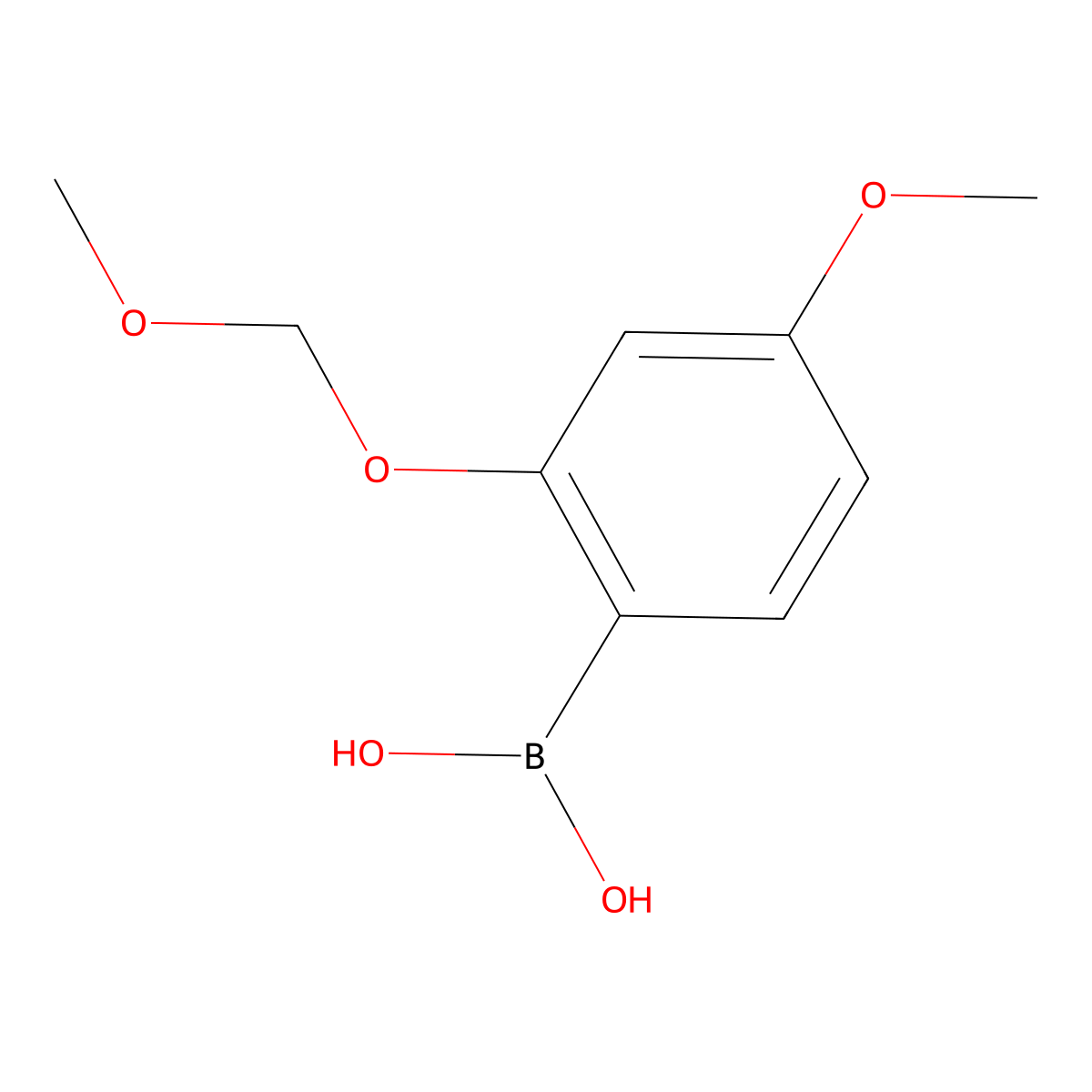 [4-Methoxy-2-(methoxymethoxy)phenyl]boronic acid molecular structure, CAS 183474-23-9