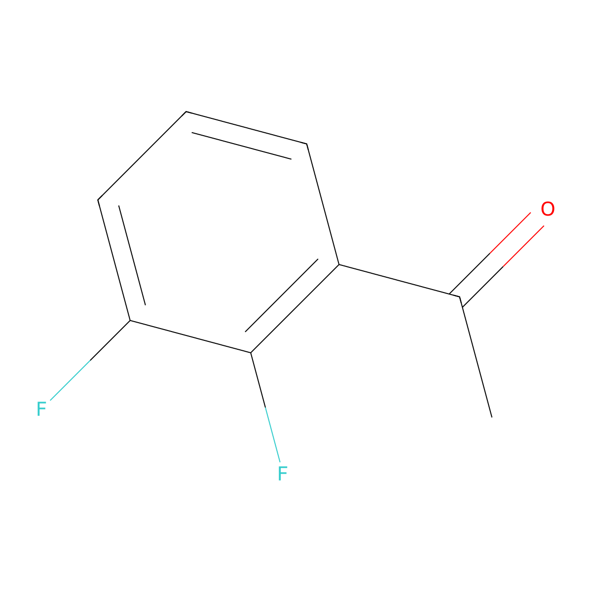 2',3'-Difluoroacetophenone molecular structure, CAS 18355-80-1