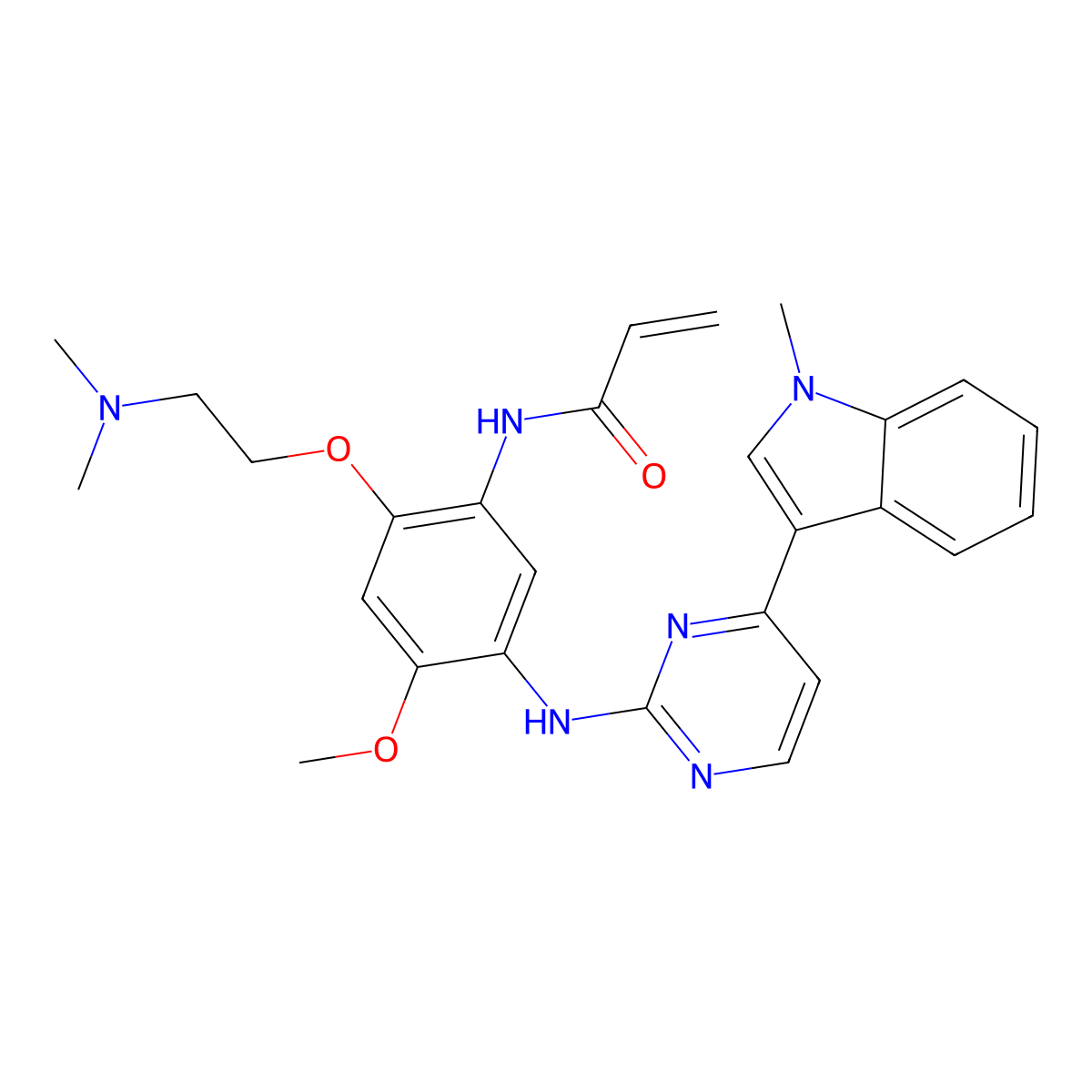 Rezivertinib molecular structure, CAS 1835667-12-3