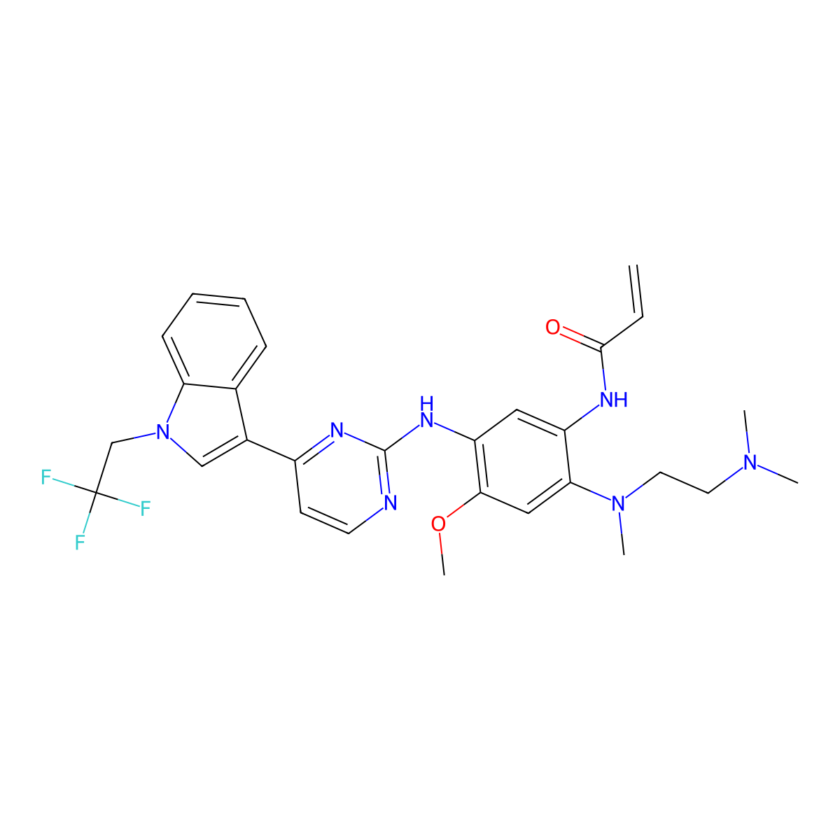 Befotertinib molecular structure, CAS 1835667-63-4