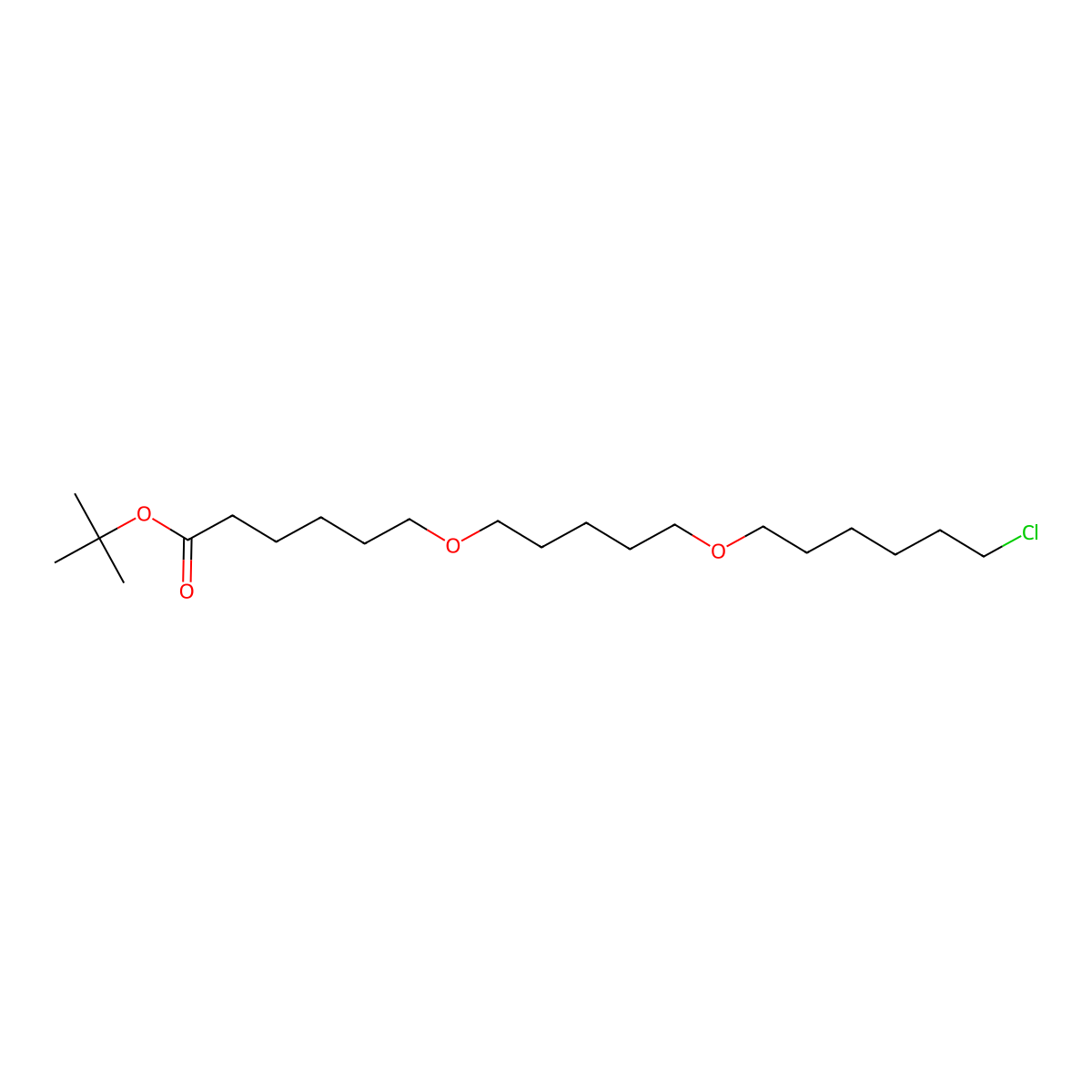Boc-C5-O-C5-O-C6-Cl molecular structure, CAS 1835705-52-6