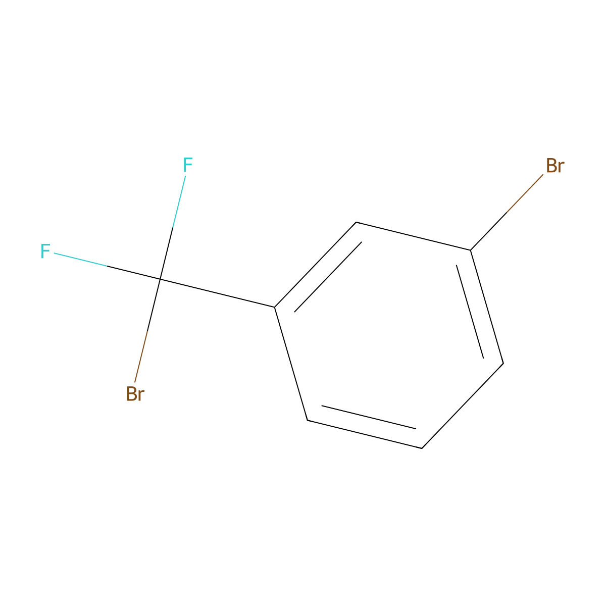 1-Bromo-3-(bromodifluoromethyl)benzene molecular structure, CAS 1835726-73-2