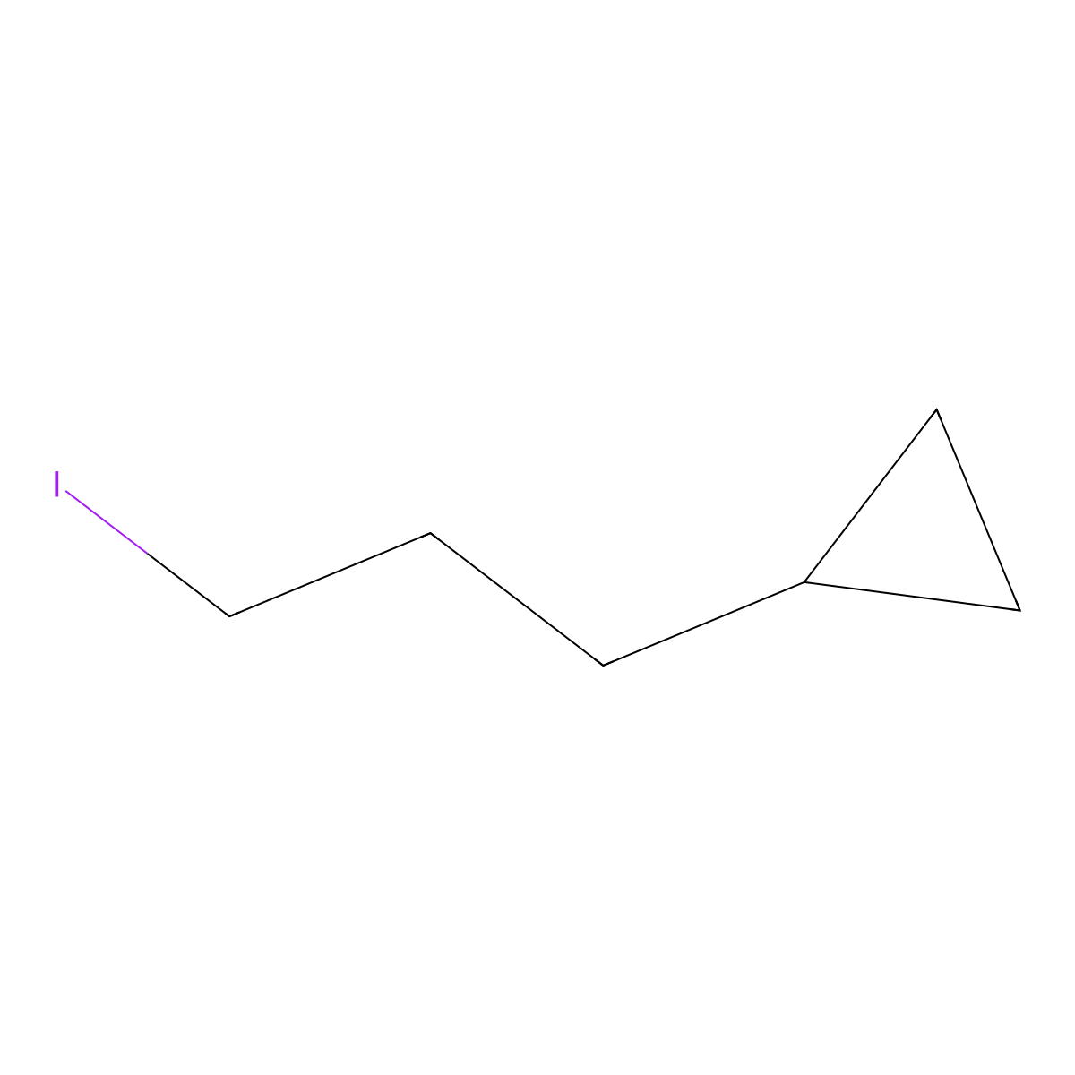 (3-Iodopropyl)cyclopropane molecular structure, CAS 1835744-75-6