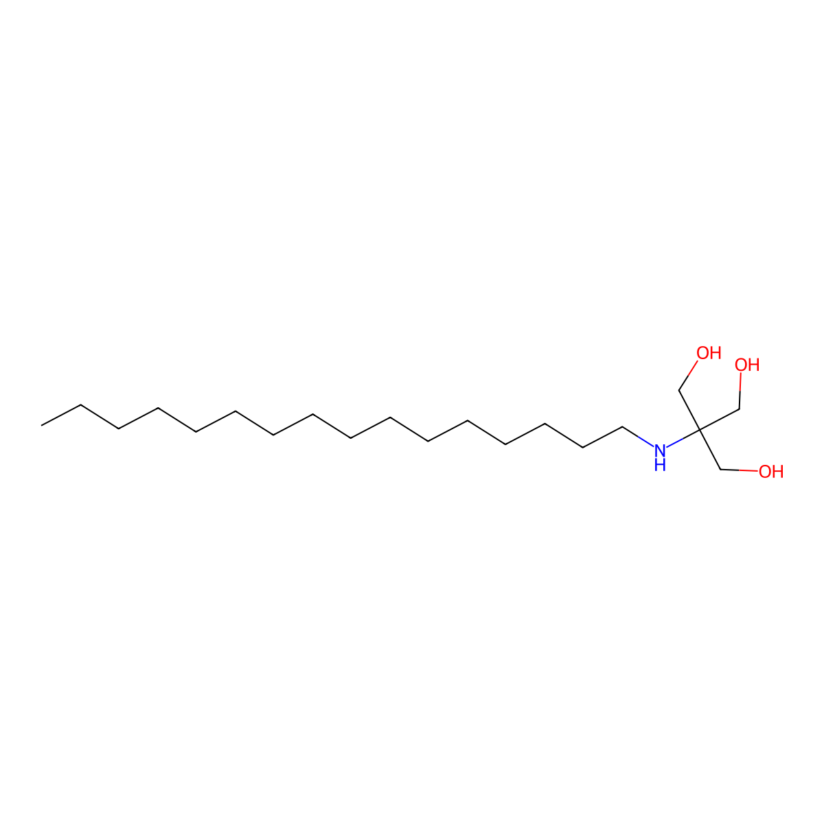 2-(Hexadecylamino)-2-(hydroxymethyl)propane-1,3-diol molecular structure, CAS 18360-29-7