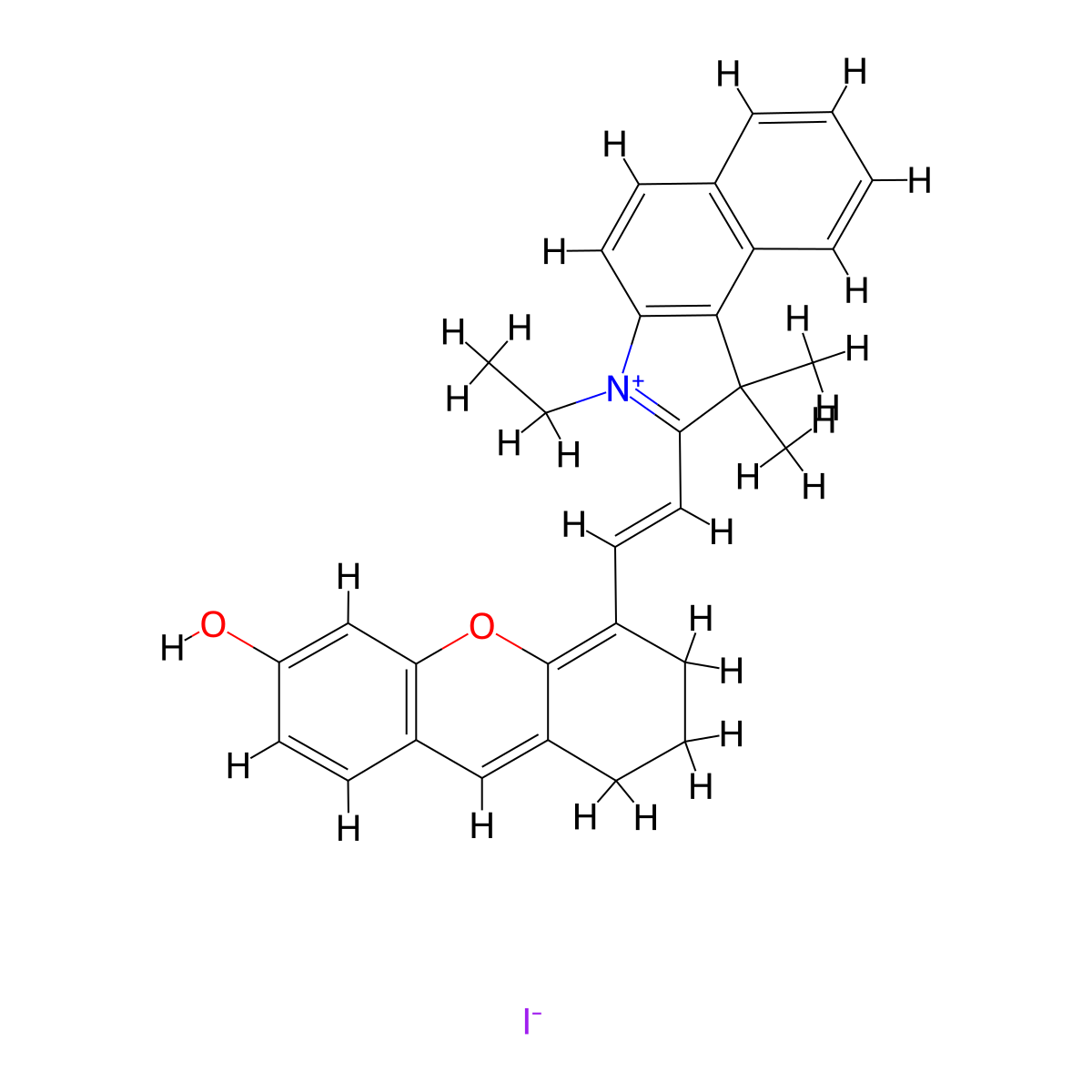 Near-IR fluorescent probe-1 molecular structure, CAS 1836131-69-1