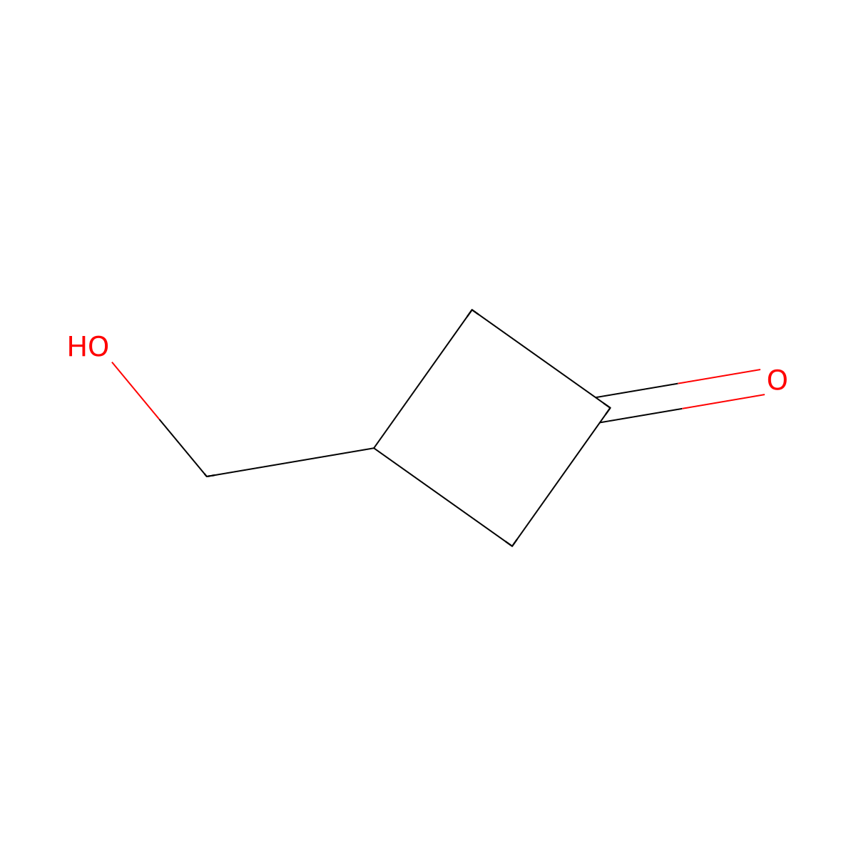 3-(Hydroxymethyl)cyclobutan-1-one molecular structure, CAS 183616-18-4