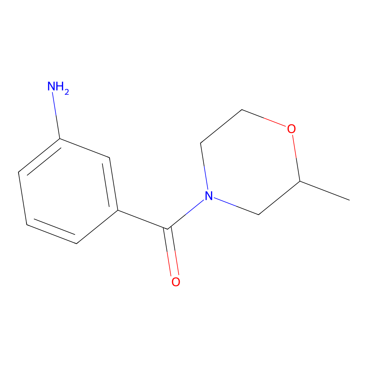 3-(2-Methylmorpholine-4-carbonyl)aniline molecular structure, CAS 1836365-16-2