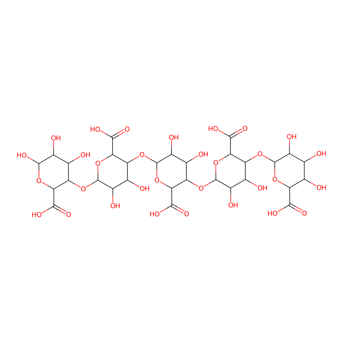 L-Pentaguluronic acid molecular structure, CAS 183668-72-6