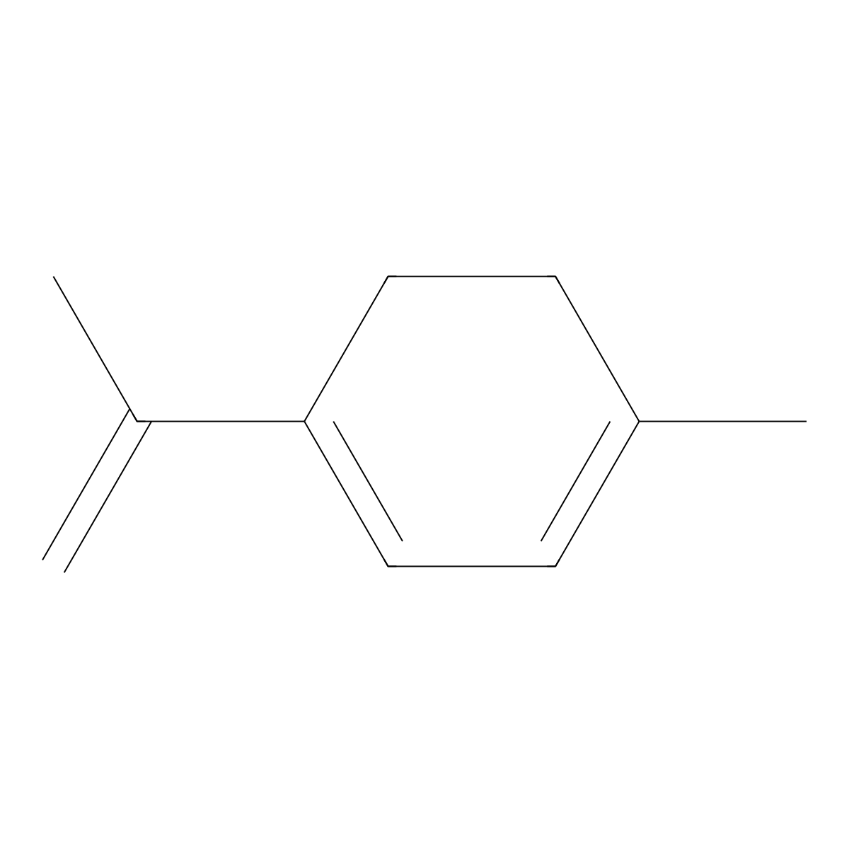 p-Mentha-1,3,8-triene molecular structure, CAS 18368-95-1