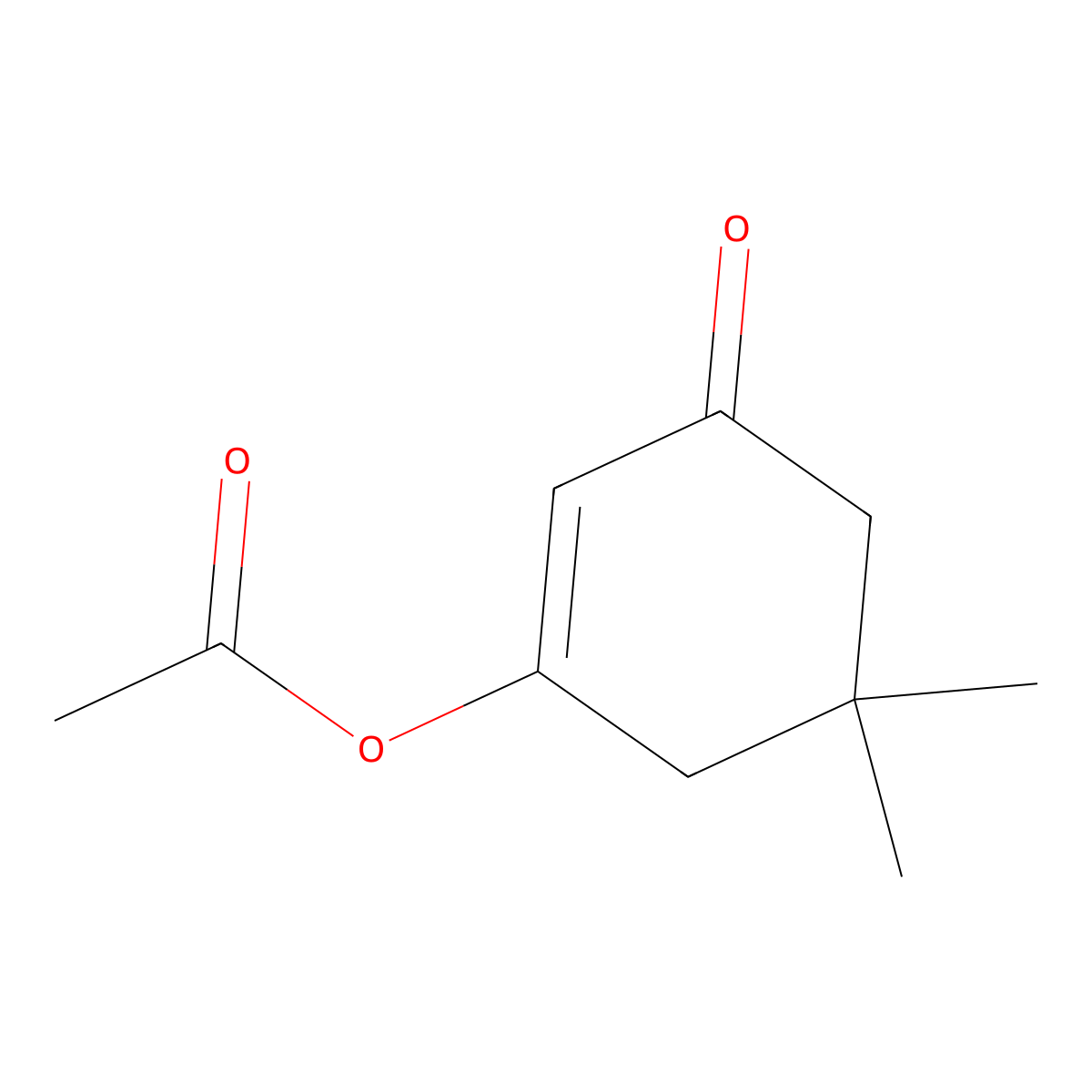 5,5-Dimethyl-3-oxocyclohex-1-en-1-yl acetate molecular structure, CAS 18369-65-8