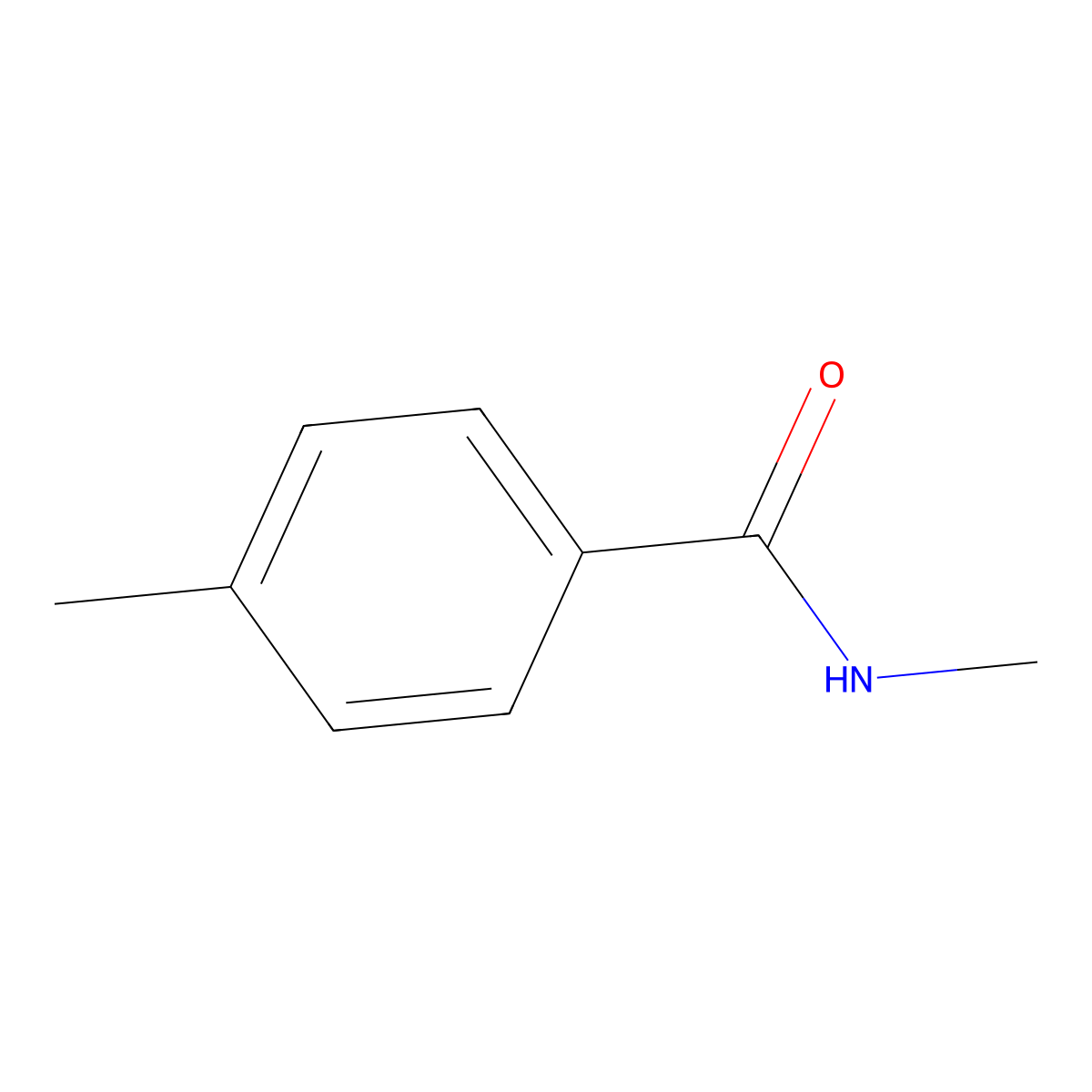 N-Methyl-p-toluamide molecular structure, CAS 18370-11-1