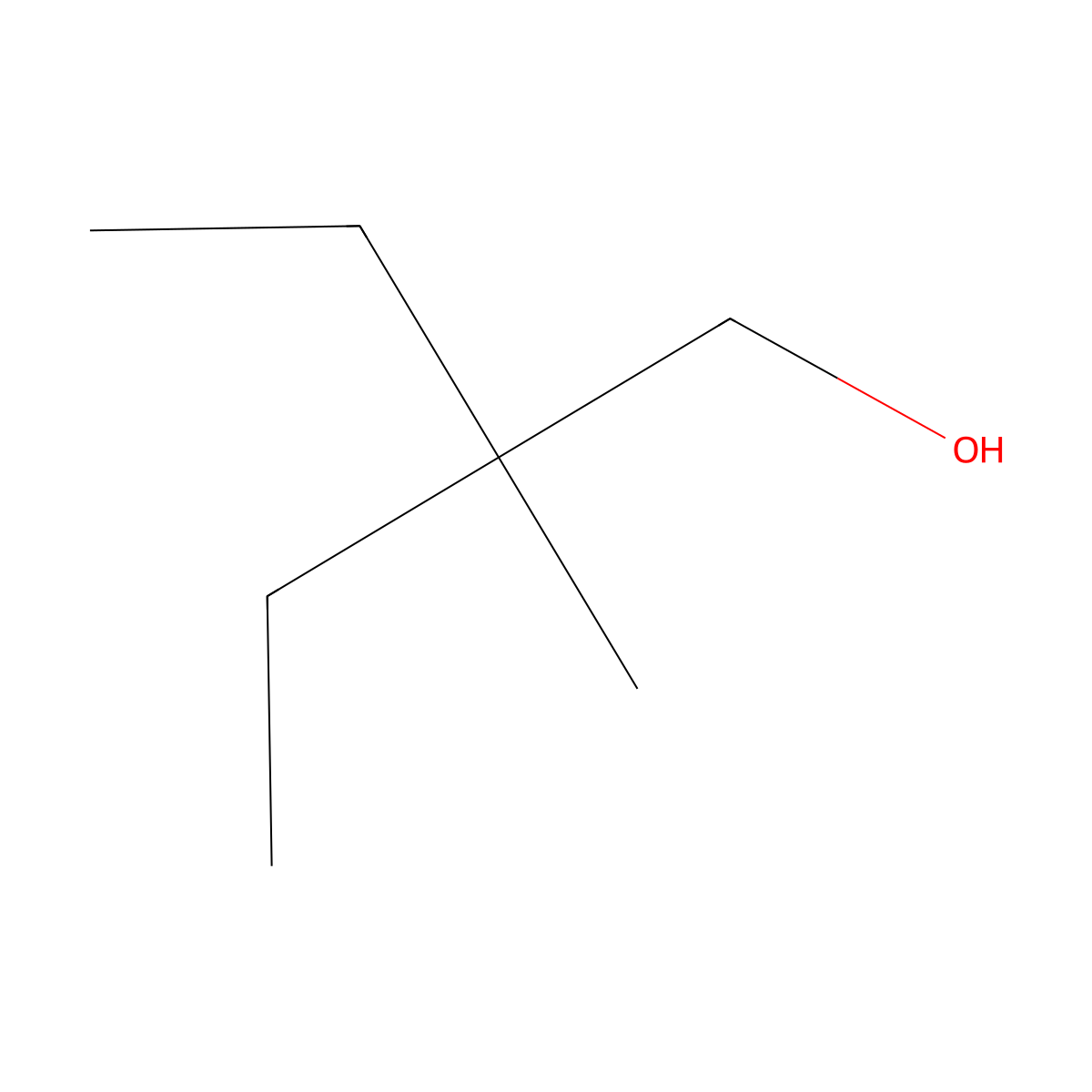2,2-Diethyl-1-propanol molecular structure, CAS 18371-13-6
