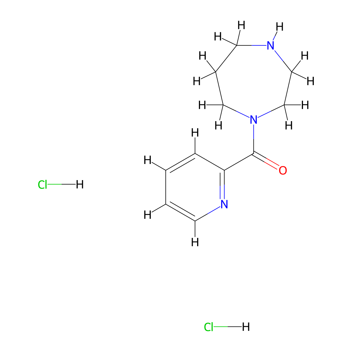 1-(Pyridine-2-carbonyl)-1,4-diazepane dihydrochloride molecular structure, CAS 1837146-44-7