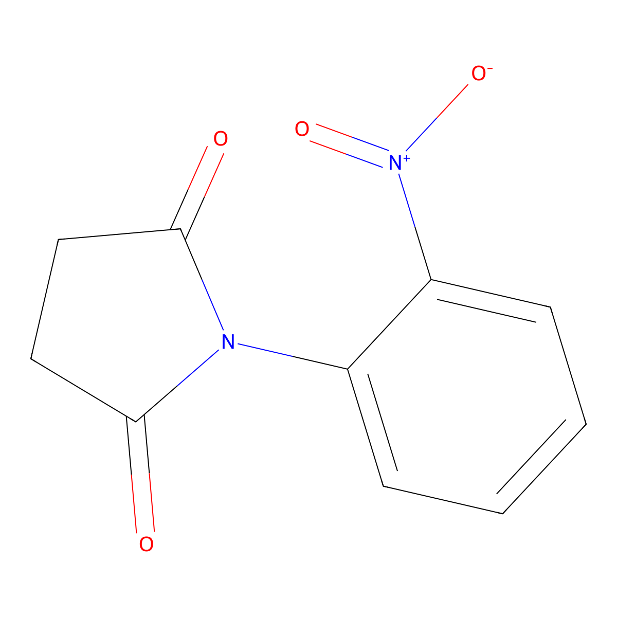 1-(2-Nitrophenyl)pyrrolidine-2,5-dione molecular structure, CAS 18377-52-1
