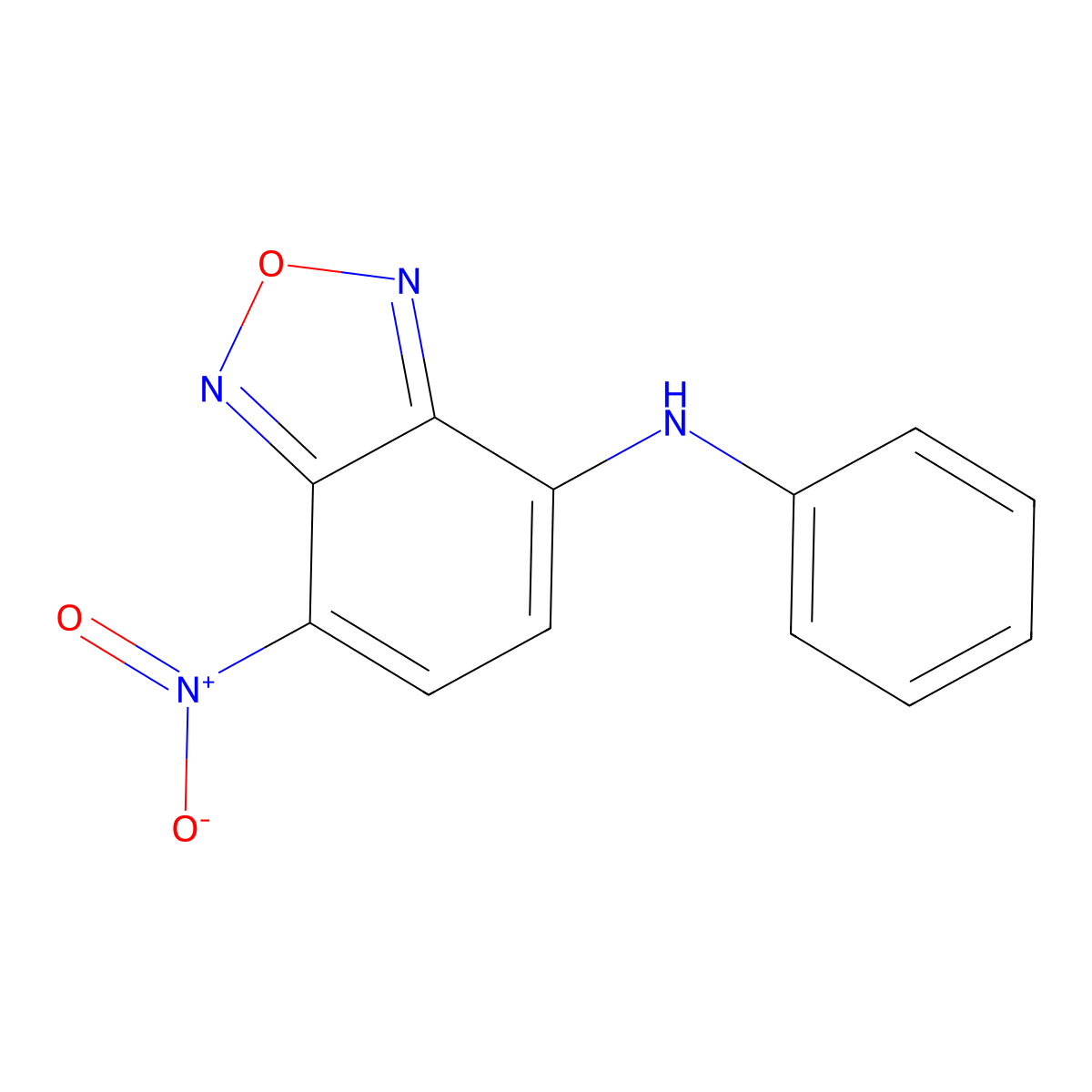 4-nitro-N-phenyl-2,1,3-benzoxadiazol-7-amine molecular structure, CAS 18378-15-9