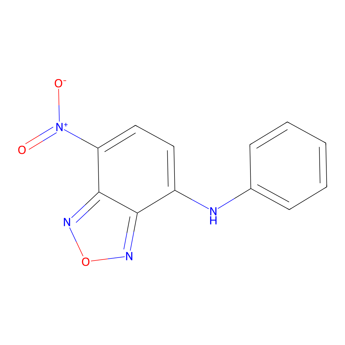 4-nitro-N-phenyl-2,1,3-benzoxadiazol-7-amine molecular structure, CAS 18378-15-9